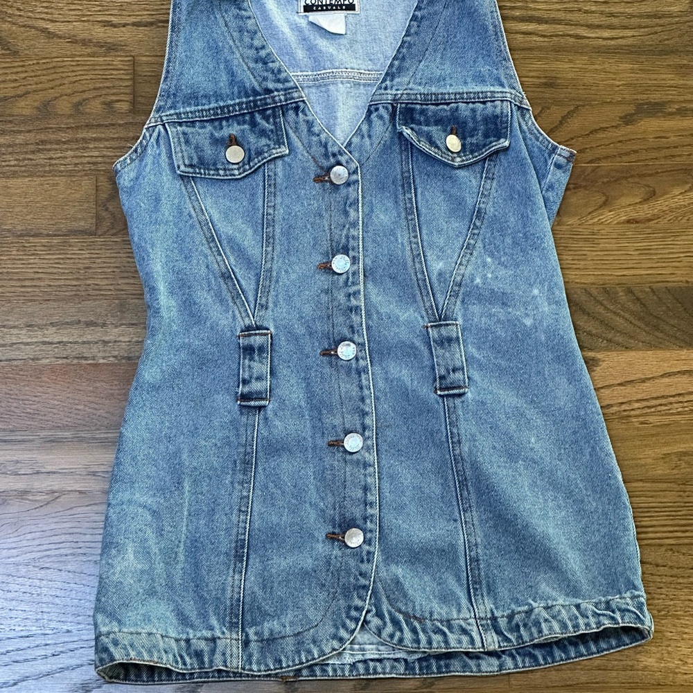 Vintage Denim Vest Contempo Casual